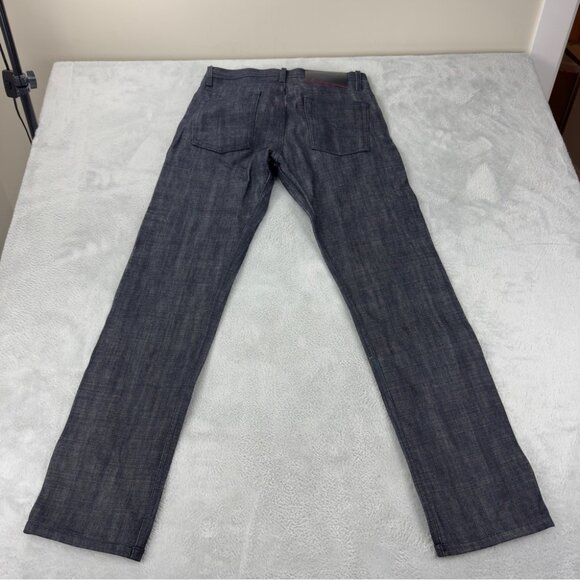 Naked and Famous Men's Size 32x32.5 Weird Guy Red Core Selvedge Raw Denim Jeans - Picture 4 of 11